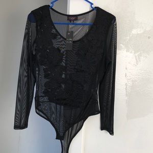 See-through one piece